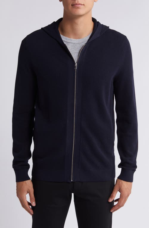 Shop Theory Lievos Breach 2 Zip Hoodie Cardigan In Baltic