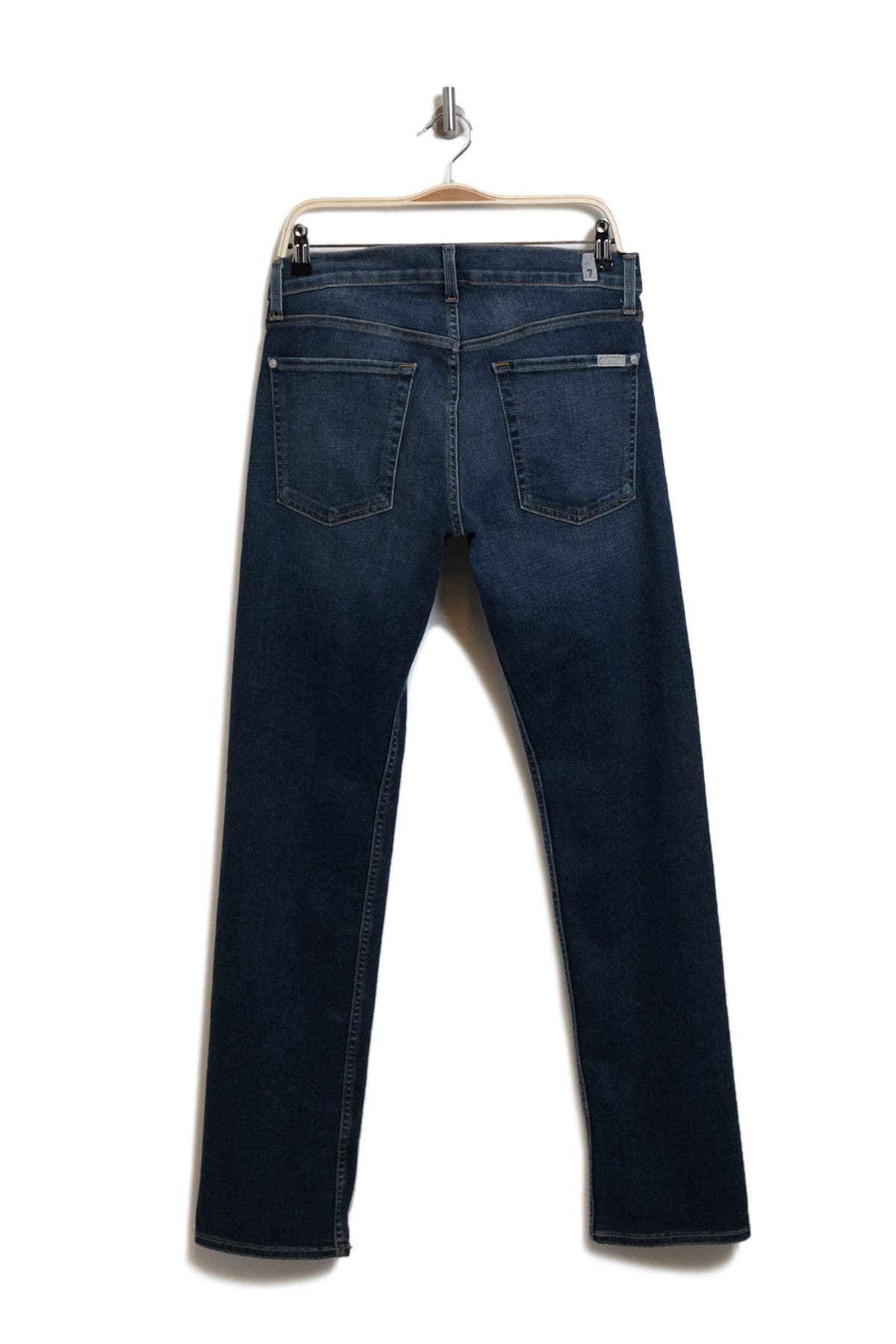7 For All Mankind Standard Luxe Active Straight Jeans In Champlin