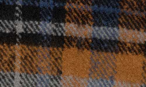 Envogue Harrier Plaid Throw Blanket In Navy