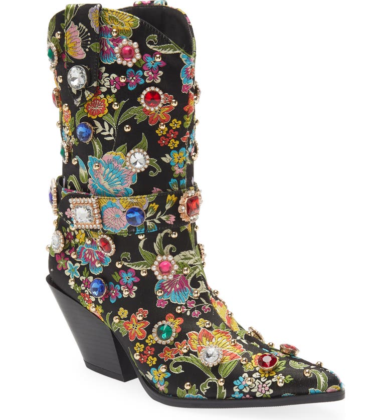 AZALEA WANG Diligent Embroidered Western Boot (Women) | Nordstrom