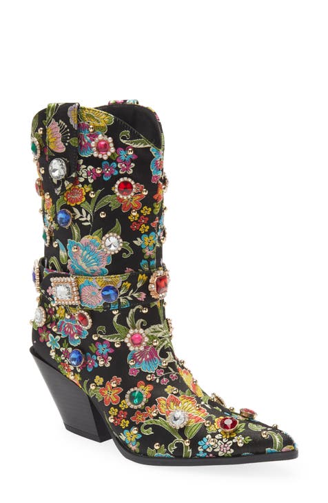 womens embroidered boots | Nordstrom