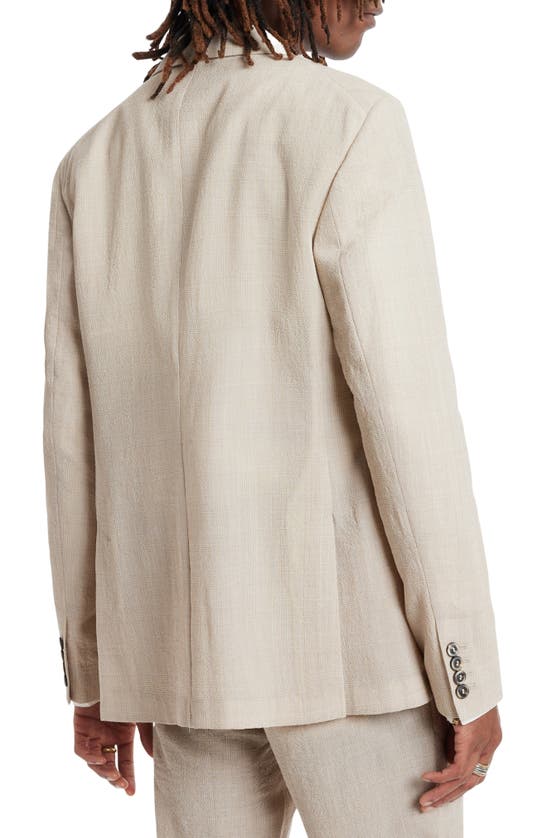 Shop John Varvatos Slim Fit Textured Windowpane Check Wool Jacket In Camel