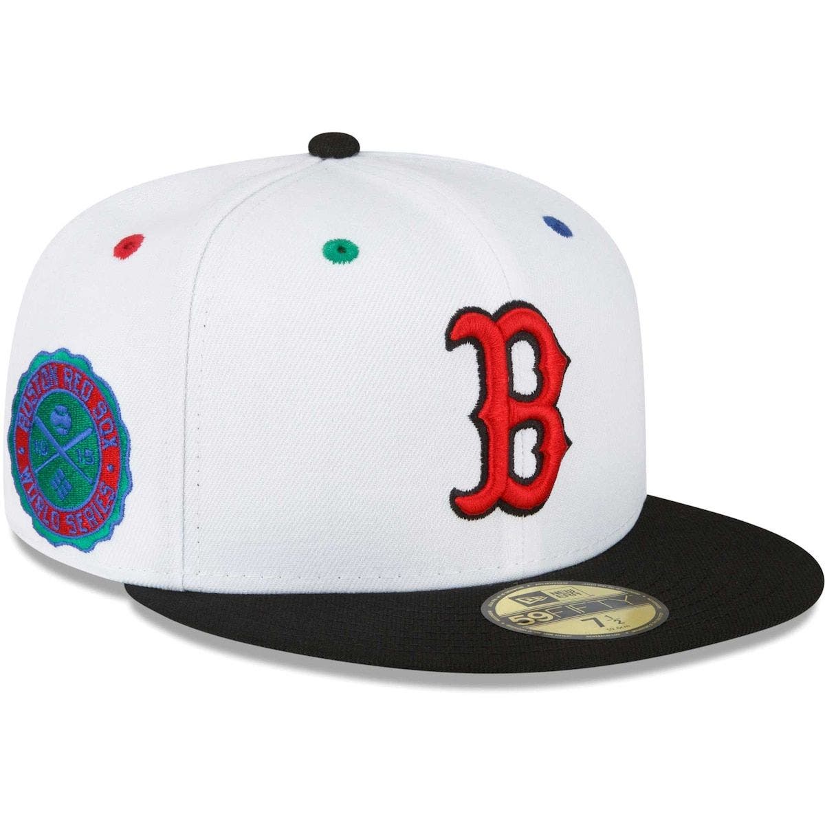 New Era Men's New Era White/Black Boston Red Sox 1915 World Series