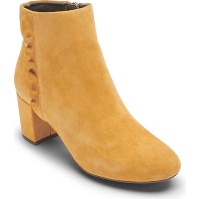 Rockport Total Motion Oaklee Bootie- Yellow