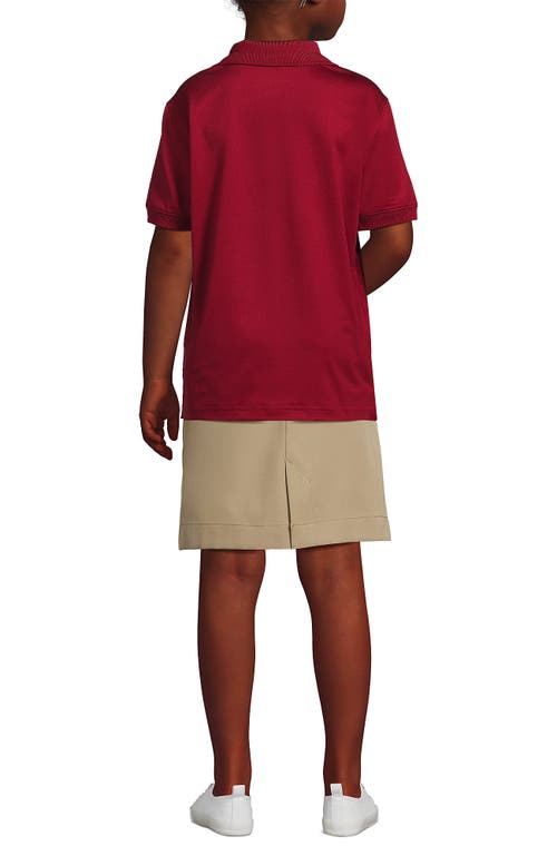 LANDS' END LANDS' END SCHOOL UNIFORM KIDS SHORT SLEEVE RAPID DRY POLO SHIRT