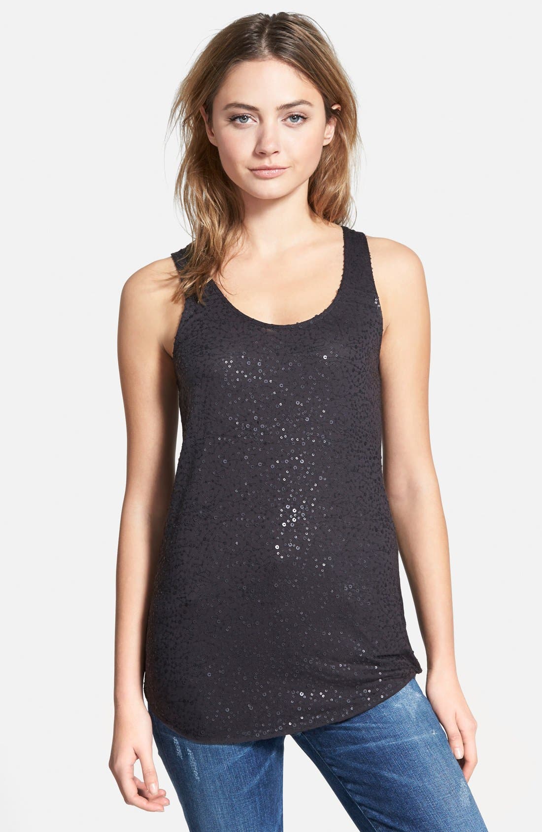 velvet by graham and spencer sequin top