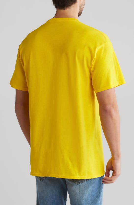 Shop Philcos Talladega Nights Ricky Bobby Cotton Graphic T-shirt In Yellow