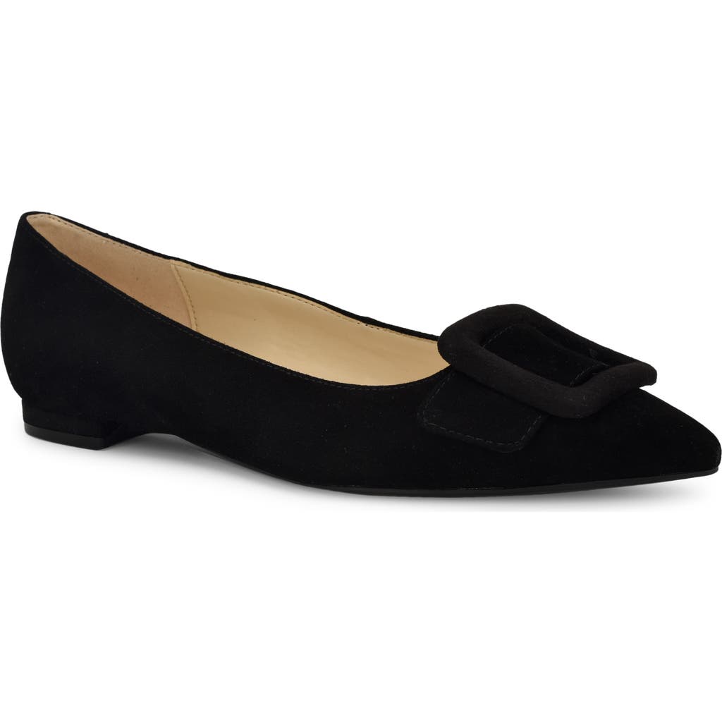 Nine West Jesike Pointed Flats Women In Black 2