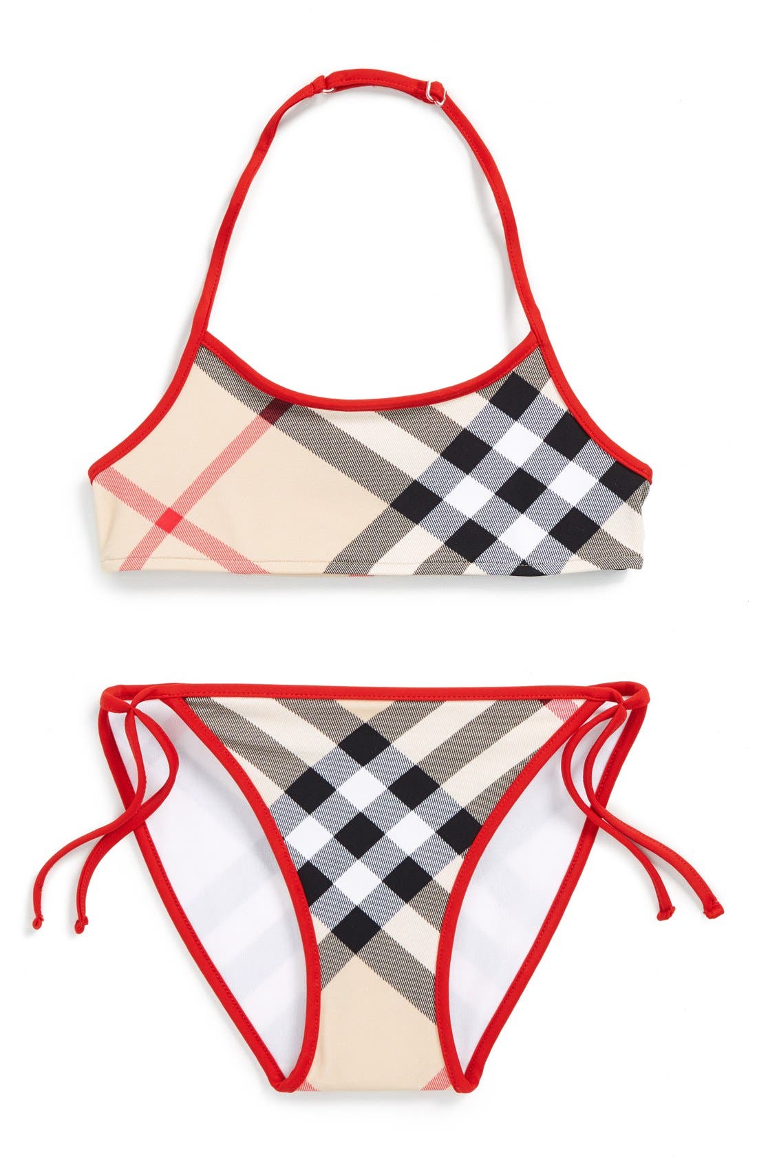 Burberry Check 'Sancia' TwoPiece Swimsuit (Little Girls & Big Girls