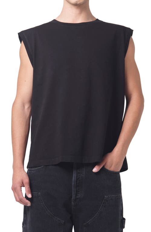 Agolde Seth Muscle T-shirt In Black