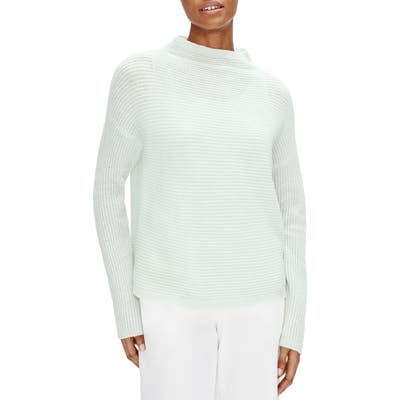 Eileen Fisher Funnel Neck Boxy Cashmere Sweater