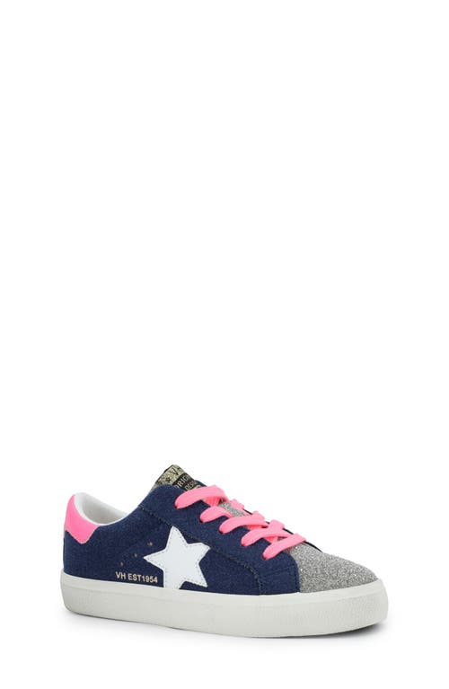 Vintage Havana Kids' Vail Sneaker In Navy Matt Sparkle
