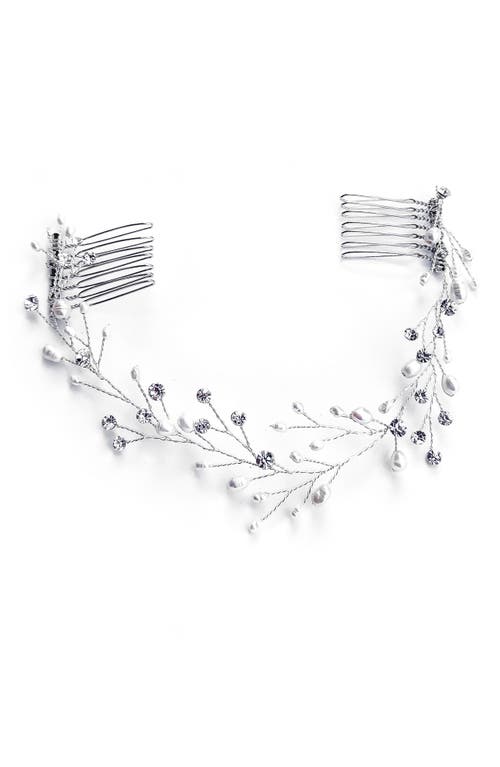 Brides & Hairpins Zylina Halo Comb in Silver