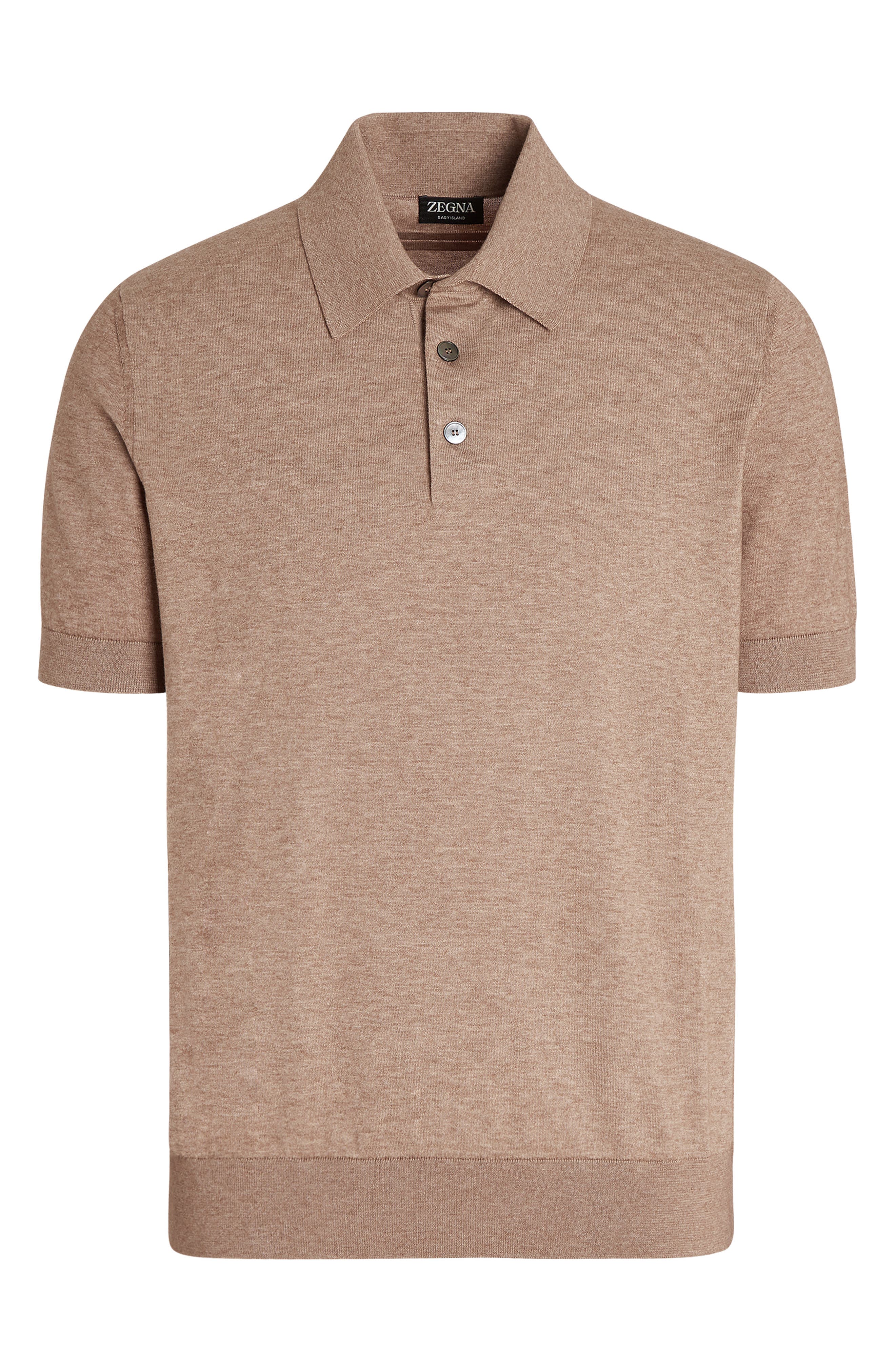 SALE／87%OFF】 ゼニア メンズ ポロシャツ トップス Baby Island Cotton Cashmere Polo WHITE 