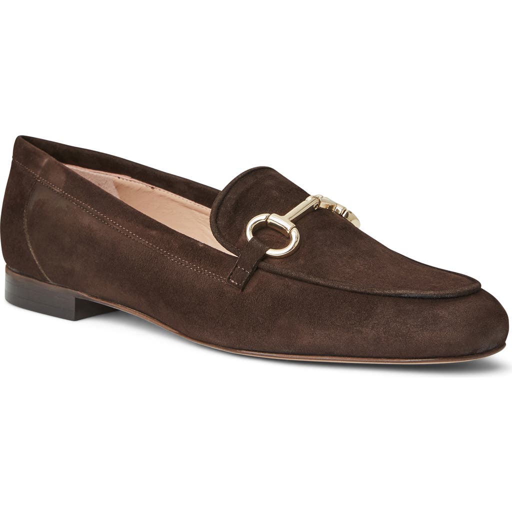 Bruno Magli Women's Luna Suede Bit Loafers In Brown Suede