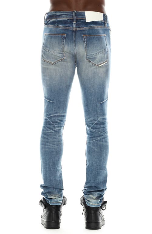 Hvman Punk Stretch Super Skinny Jeans In Moonlight