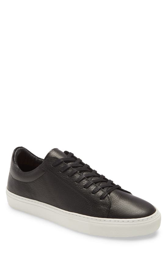 Supply Lab Damian Lace-up Sneaker In Black Tumbled/ Black