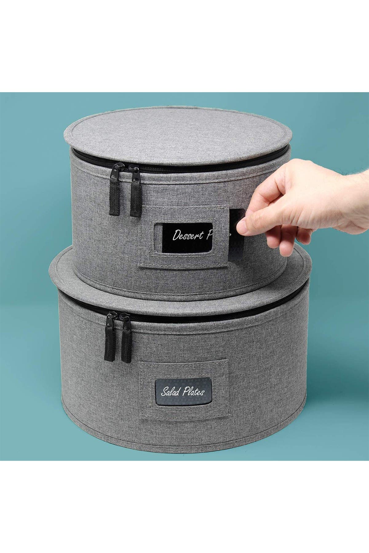 Sorbus 5piece Dinnerware Storage Set In Gray ModeSens