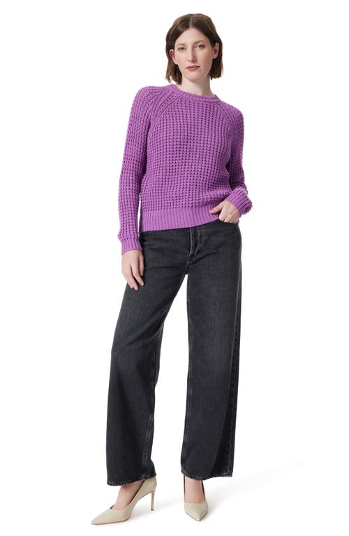 Dee Ocleppo Waffle Knit Sweater In Violet
