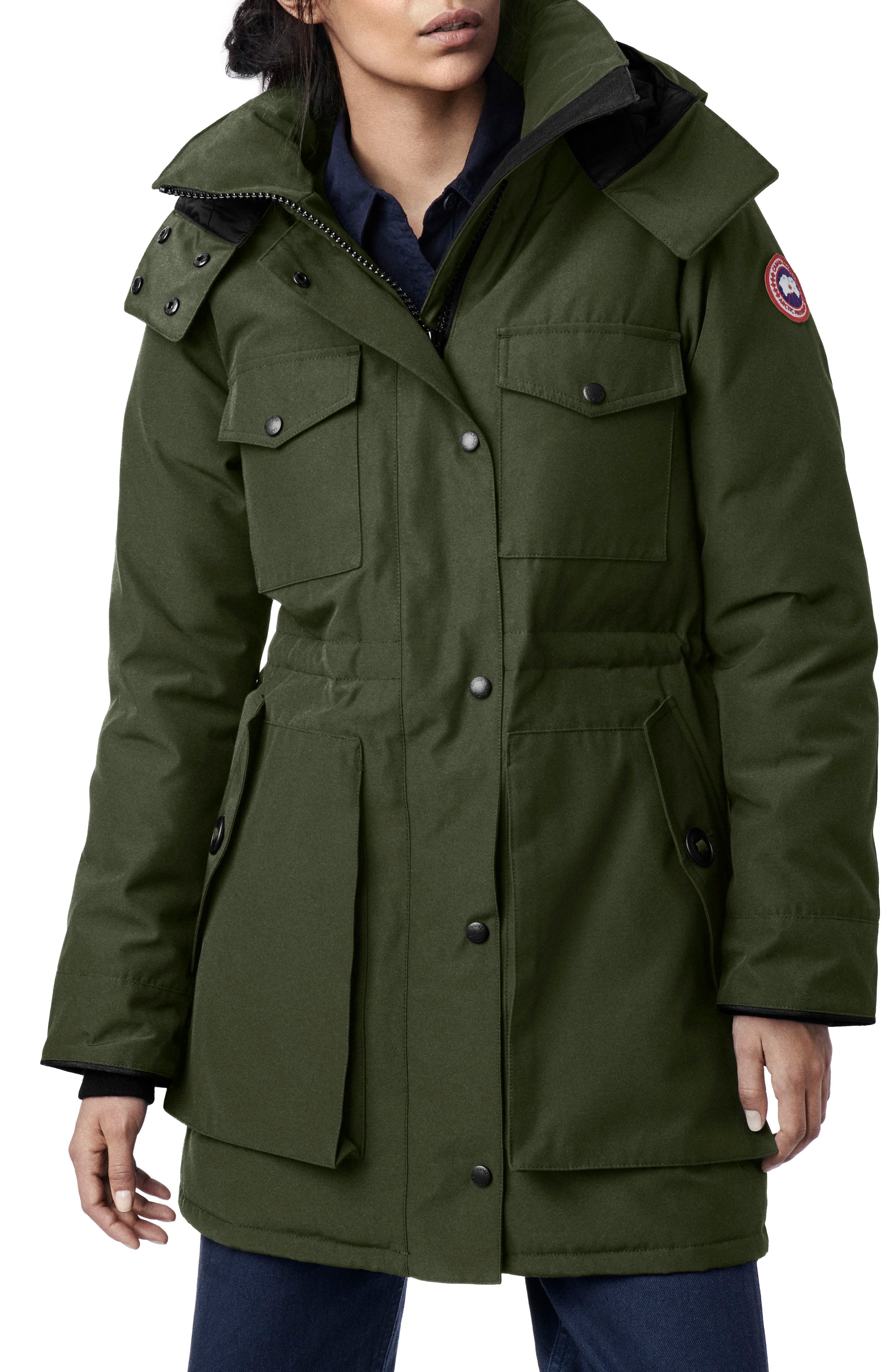 Canada Goose Gabriola Water Resistant Arctic Tech 625 Fill Power Down Parka, (2-4) - Green