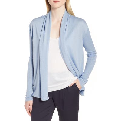 Nordstrom Signature Cashmere Blend Cardigan, Blue