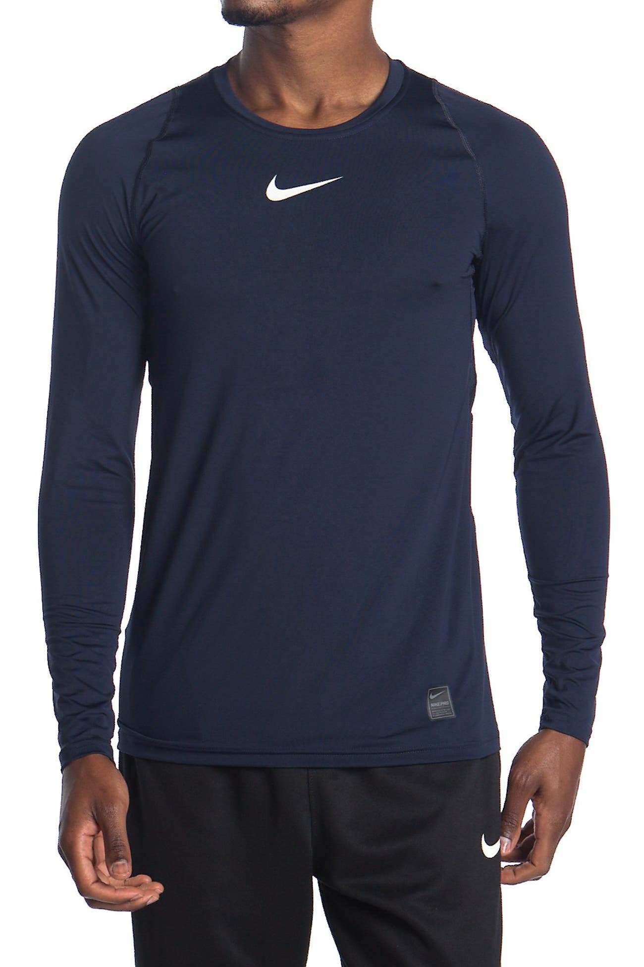 Nike | Pro Fitted Long Sleeve Performance T-Shirt | Nordstrom Rack