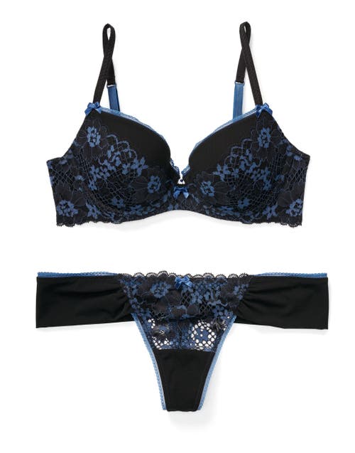 Shop Adore Me Jana Push Up Demi Bra In Black