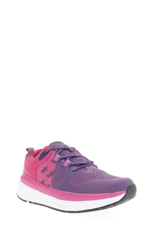 Propét Ultra Sneaker In Dark Pink/purple