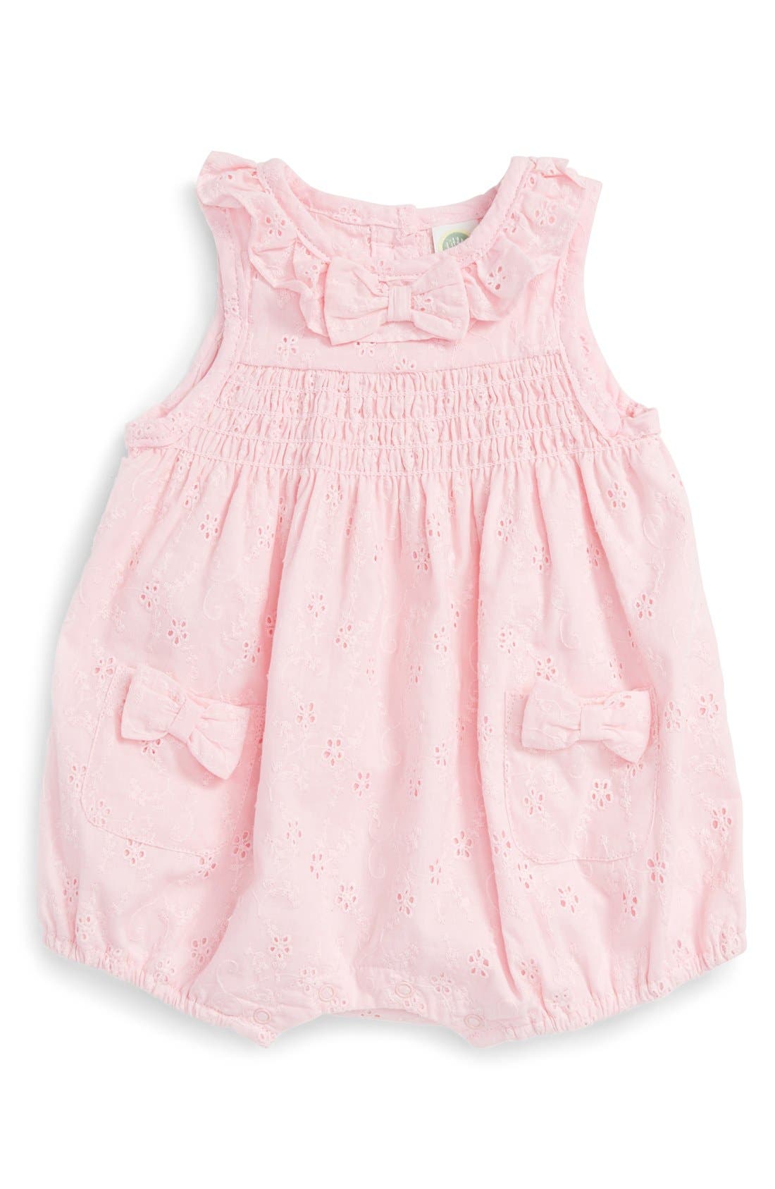 eyelet romper baby