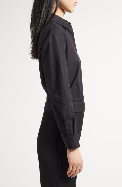 THE ROW THE ROW SADIE CROP COTTON BUTTON-UP SHIRT 