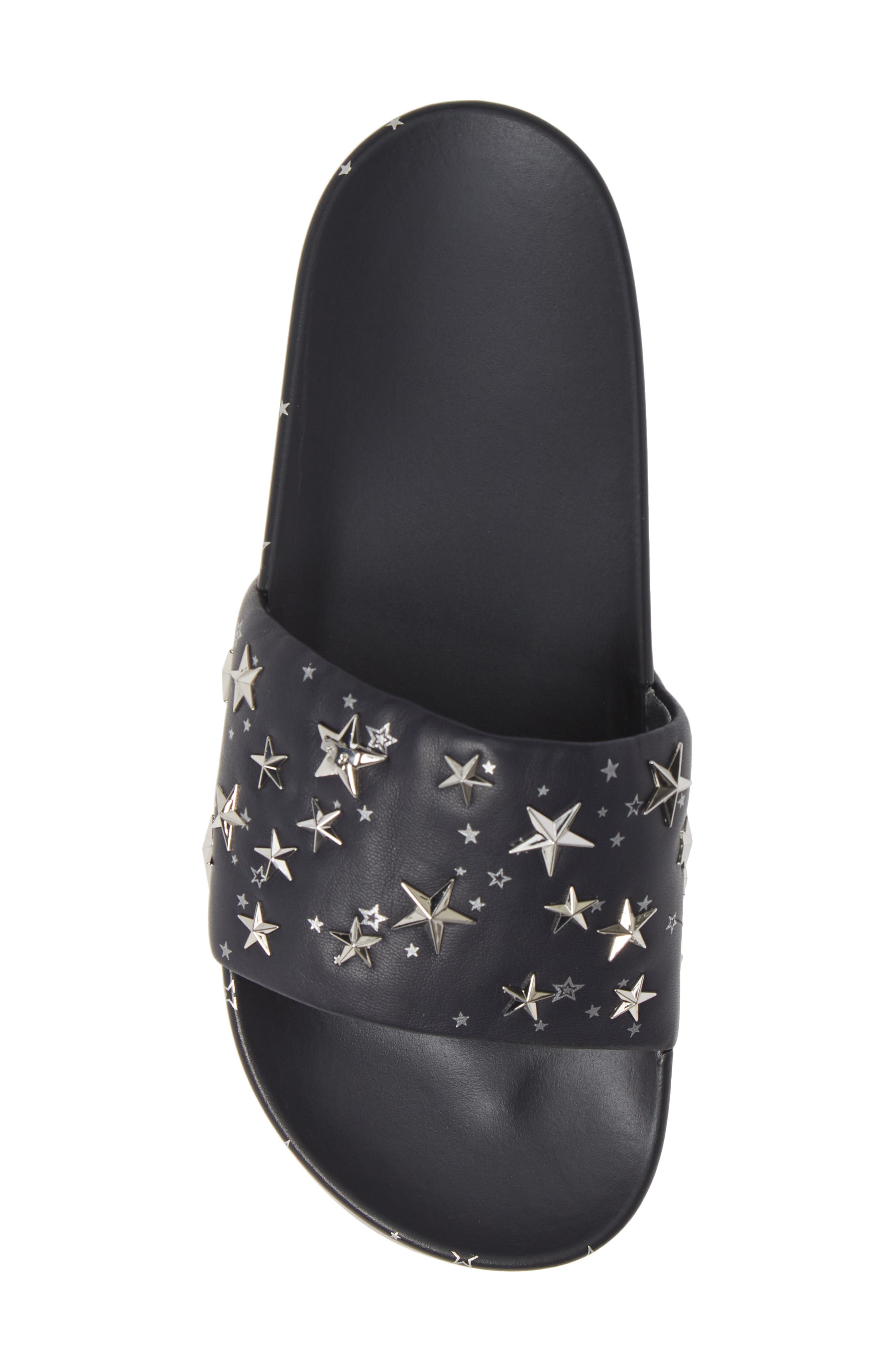 tory burch star studded slides
