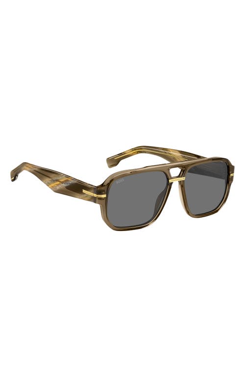 Hugo Boss Boss Boss By Boss 1718/s 09q(2k) In Brown/grey Ar