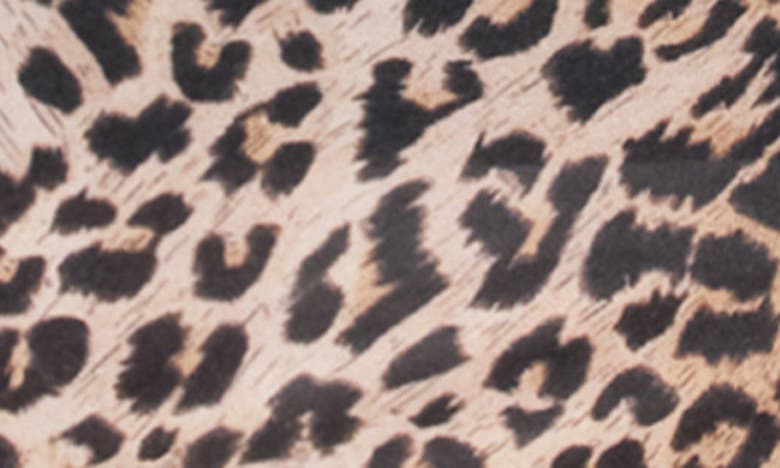 Shop Allsaints Amaya Leopard Print Body-con Dress In Leopard Brown