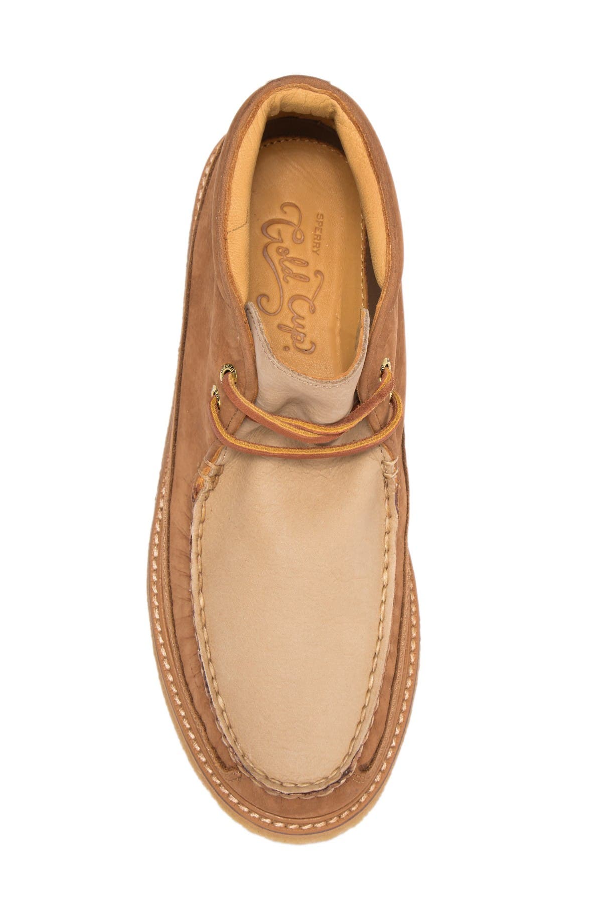 Sperry | Gold Crepe Leather Chukka Boot 