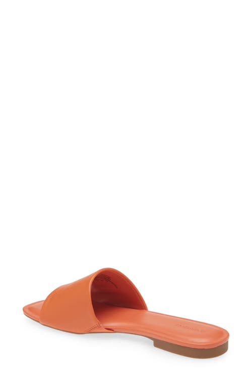 Shop Nordstrom Caryl Slide Sandal In Orange Citrus