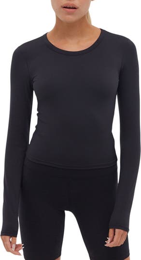 N BY NAKED WARDROBE Bare Crewneck Long Sleeve Top