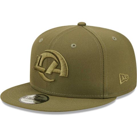 Men's New Era Khaki Los Angeles Rams Retro Beachin 9FIFTY Snapback Hat