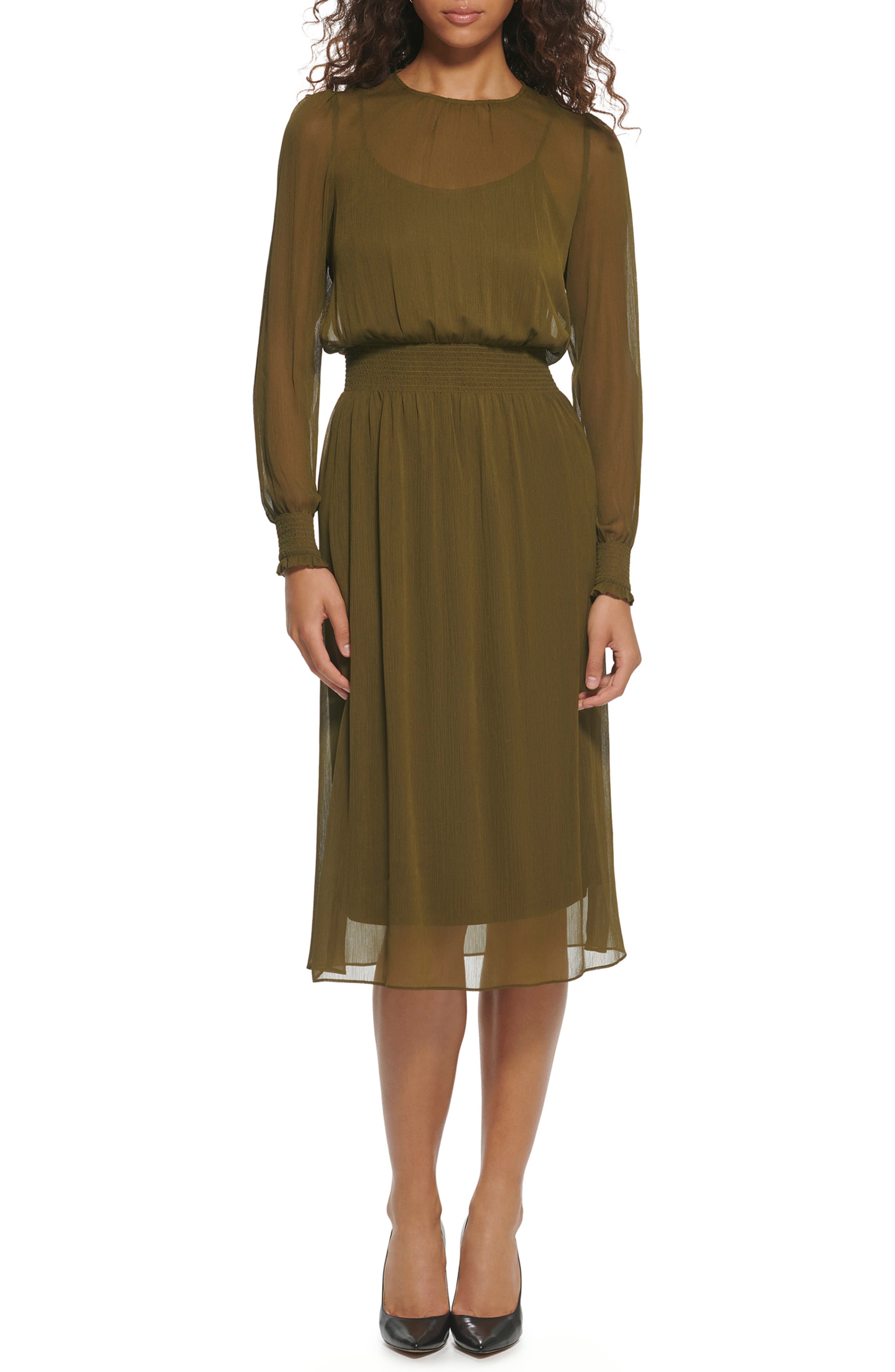 Green Long Sleeve Dresses For Women | Nordstrom Rack