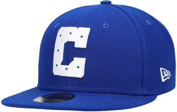 Men's Chicago Cubs New Era Royal Cub Head Diamond Era 59FIFTY Low Profile  Fitted Hat
