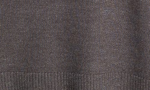 Max Studio Fine Gauge Hoodie In Dark Gray/black