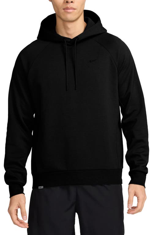 Shop Nike Primary Dri-fit Hoodie In Black/black