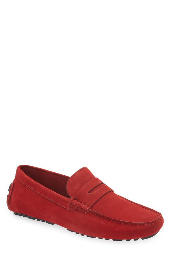 Nordstrom Rack Mario Penny Loafer In Red