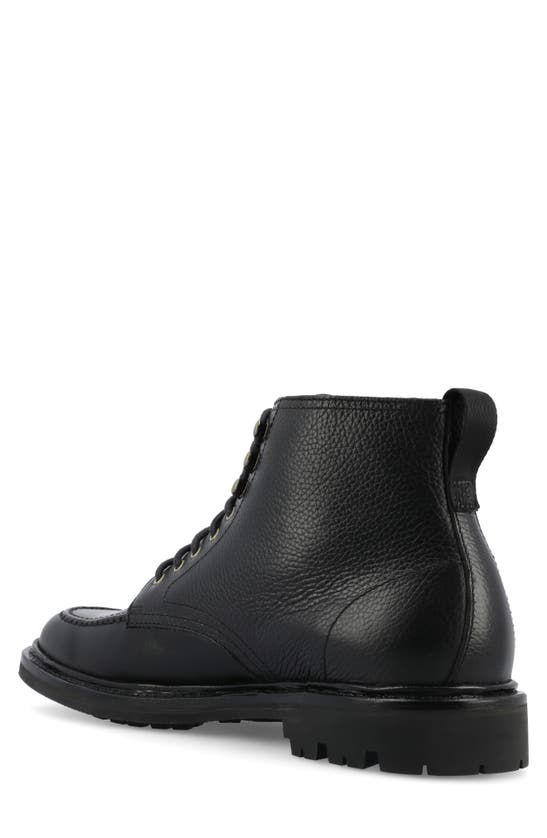 Shop Taft The Darcey Moc Toe Boot In Midnight