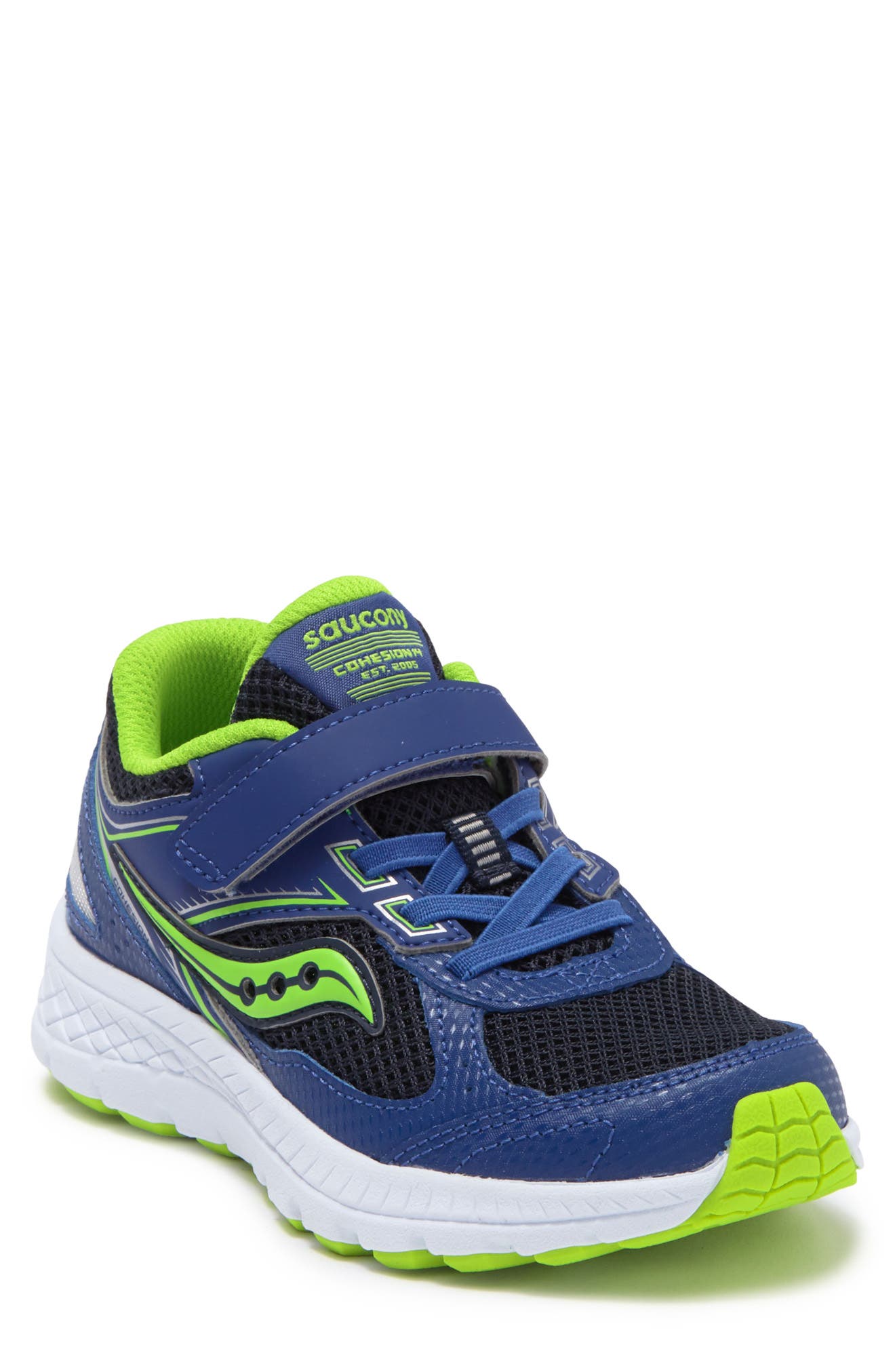 Saucony Kids' Cohesion Sneaker In Blue/green
