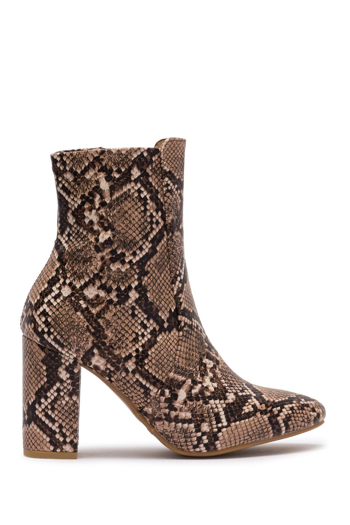 Top Moda Snakeskin Embossed Ankle Boot Nordstrom Rack