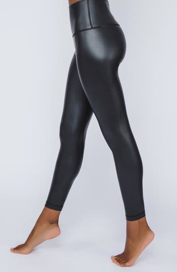Black Fleece Lined Faux Leather Leggings – ThePinkBoutique