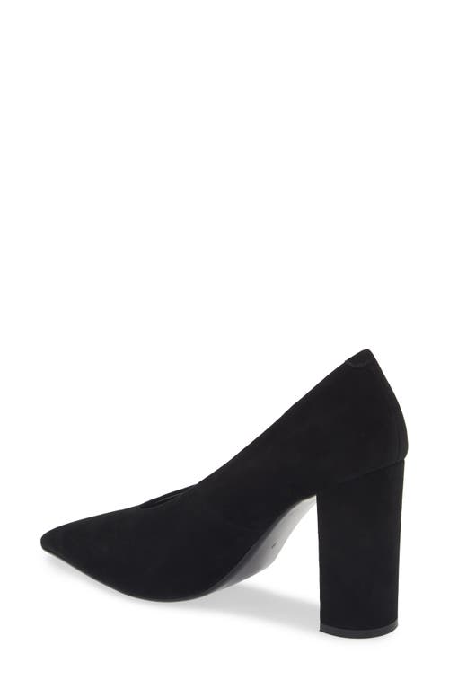 Shop Jeffrey Campbell Potent Pointed Toe Pump In Black Suede