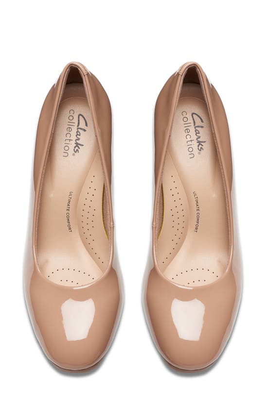 Shop Clarks ® Ambyr Braley Pump In Praline Patent