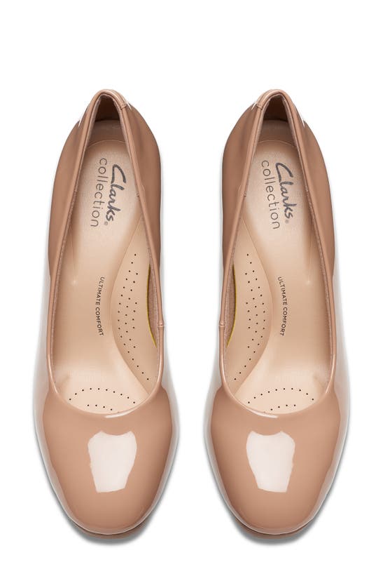 Clarks Ambyr Braley Pump In Praline Patent