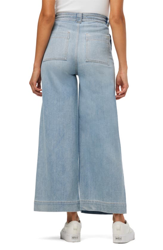 Shop Joe's The Addison High Waist Ankle Wide Leg Trouser Jeans In Admiration